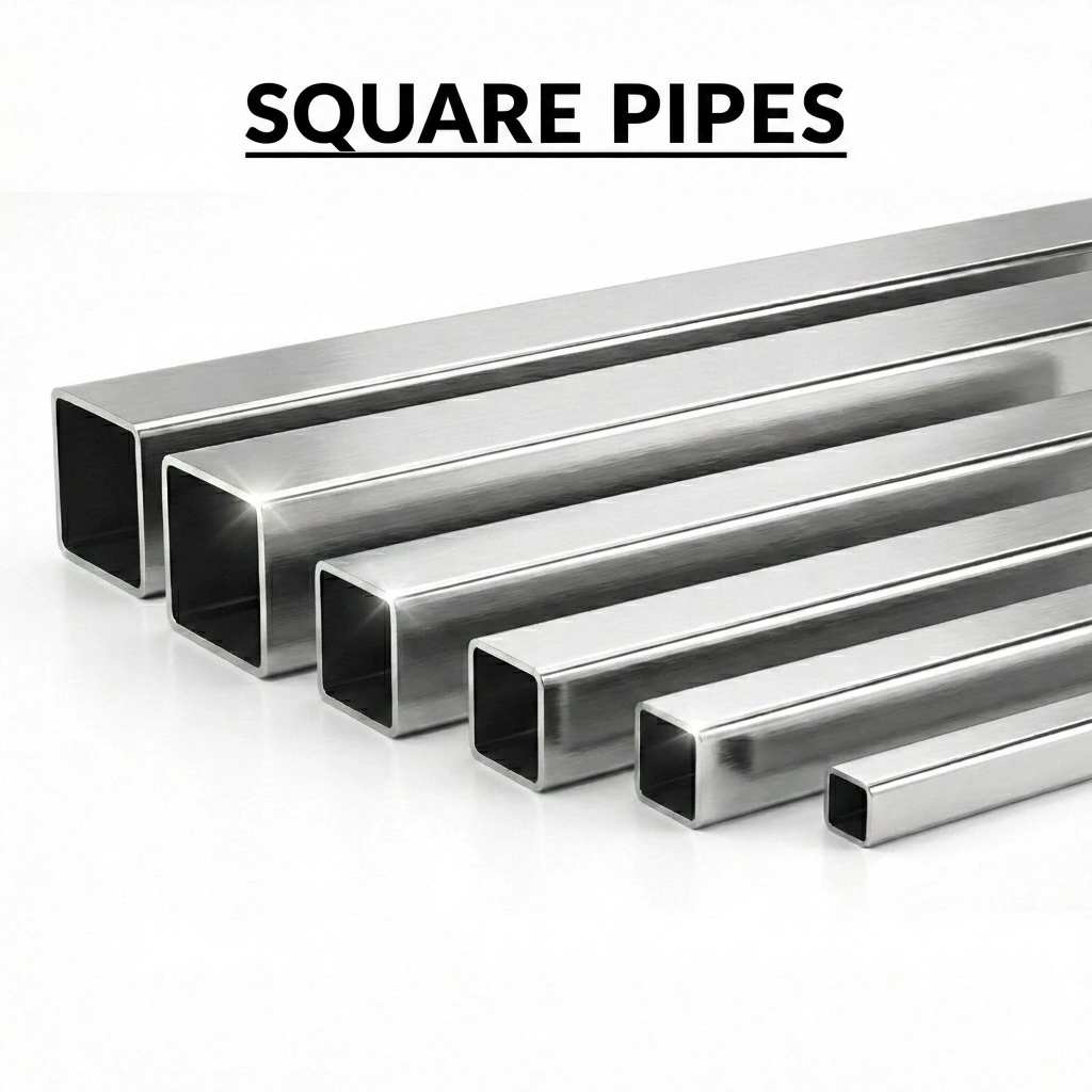 SS304 SQUARE PIPES IN MUMBAI